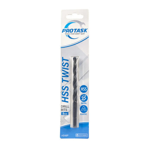ProTask High Speed Twist Drill Bit (8mm) - Pack of 5