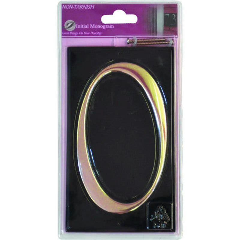 Gloss Black Numbered Plaque 0 - Pack of 2