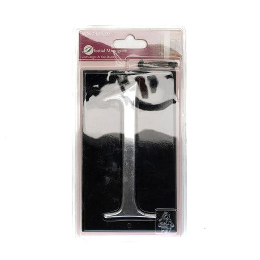 Gloss Black Numbered Plaque 1 - Pack of 2