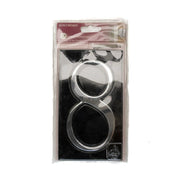 Gloss Black Numbered Plaque 8 - Pack of 2