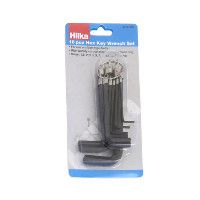 Hexagon Key Set, Metric, 10pc - Pack of 10