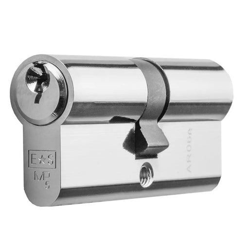 Mp5 70Mm Euro Double Cylinder - Ktd - Polished Chrome