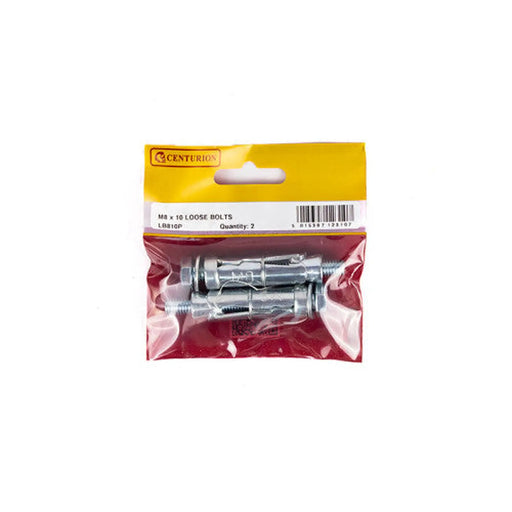 M8 x 10mm Expanding Loose Bolt (Pack of 2) - Pack of 5