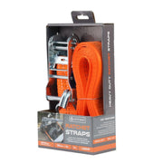 Ratchet Strap - 2000kg Breaking Strength - 4m Length - 35mm - Pack of 8