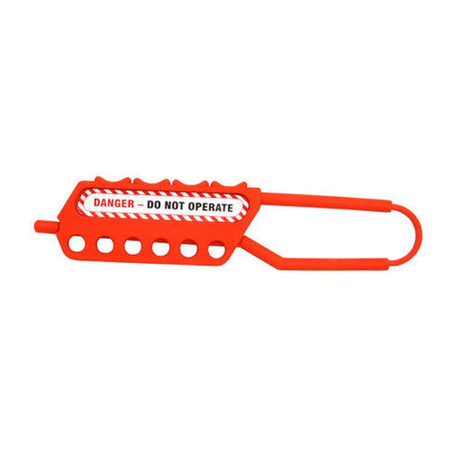Dielectric Lockout Hasp (6 holes, 6mm thread) - Min Order 2