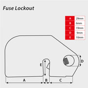 Universal Fuse Circuit Breaker Lockout - Min Order 2