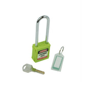 Safety Lockout Padlocks Long Shackle, Green (Each