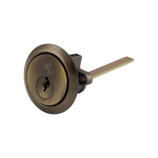 Mpx6 Standard Rim Cylinder - Ktd - Antique Brass