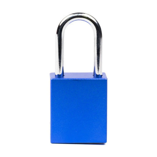 Aluminium Safety Lockout Padlock - Blue