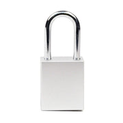 Aluminium Safety Lockout Padlock - Silver