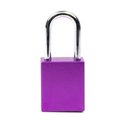 Aluminium Safety Lockout Padlock - Purple