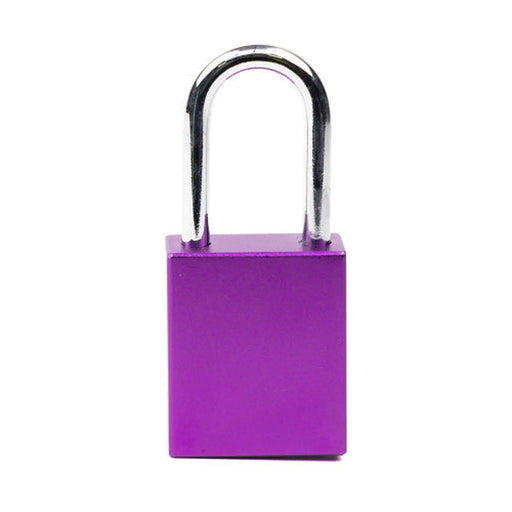 Aluminium Safety Lockout Padlock - Purple