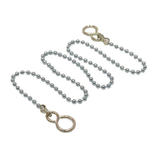 Sink Ball Chain With Hooks, Chrome Plated, 300mm, No.6 - Pack of 20