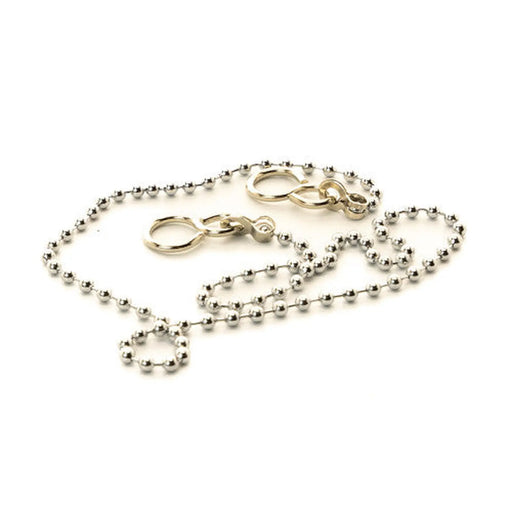 Sink Ball Chain With Hooks, Chrome Plated, 450mm, No.6 - Pack of 20