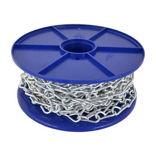 Steel Single Link Jack Chain, Zinc Plated, 2.5mm x 25mm, 30m Reel