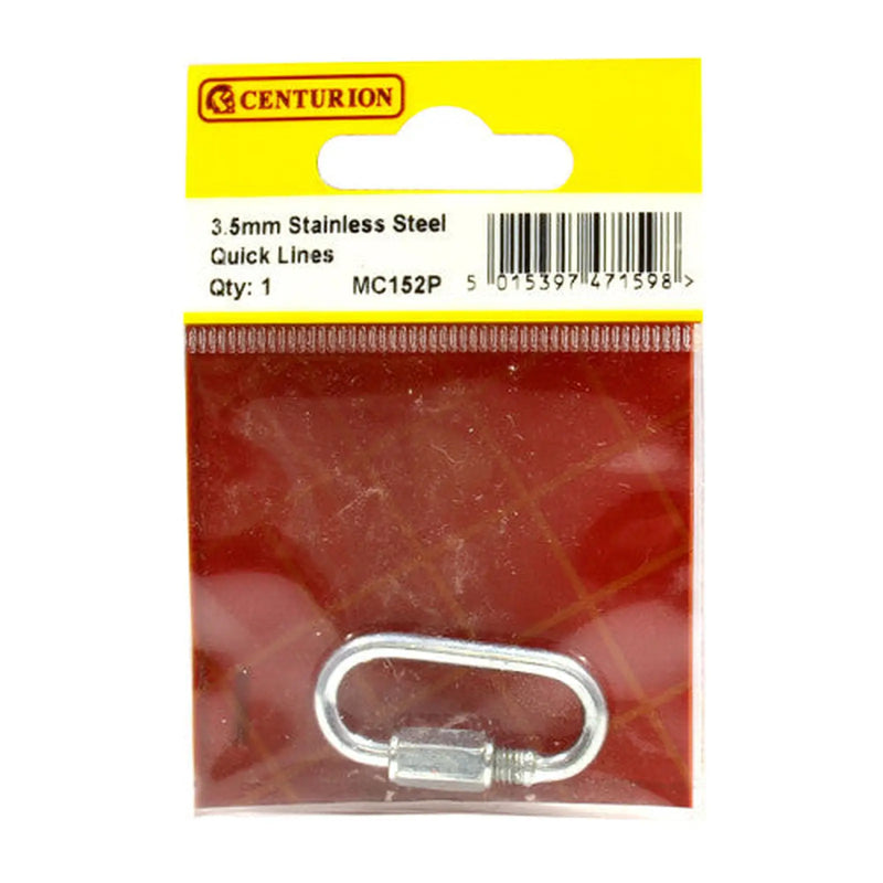 Quick Repair Link, Stainless Steel, 3.5mm x 28mm x 10mm - Pack of 5