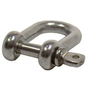 Dee Shackles, Stainless Steel, 4mm x 16mm x 8mm - Pack of 20