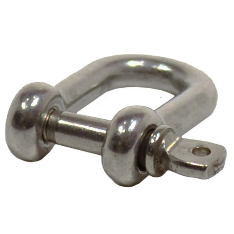 Dee Shackles, Stainless Steel, 4mm x 16mm x 8mm - Pack of 20