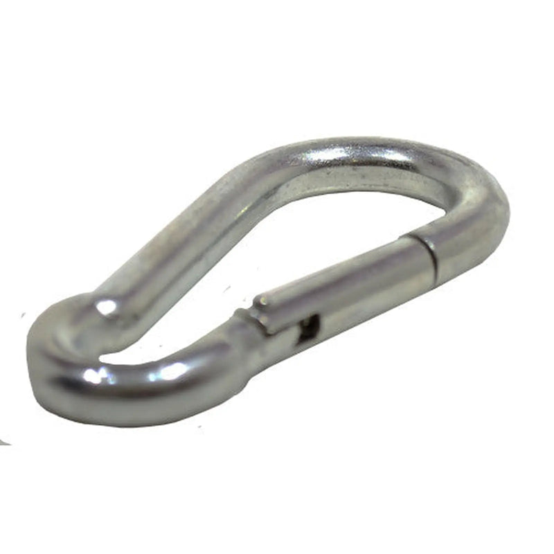 Carbine Hook, Zinc Plated, 10mm x 100mm - Pack of 10