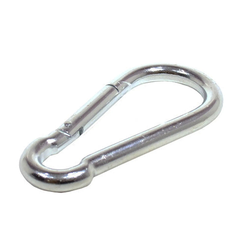 Carbine Hook, Zinc Plated, 12mm x 140mm - Pack of 10