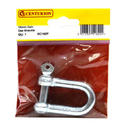 Dee Shackles, Galvanised, 10mm x 38mm x 19mm - Pack of 5