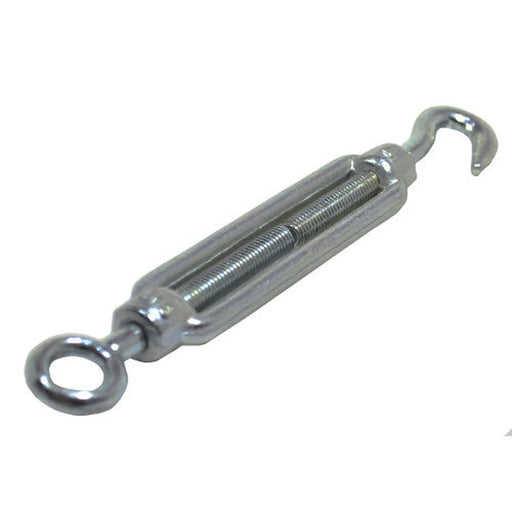 Straining Screws Hook/Eye, Galvanised, 8mm x 104mm - Min Order 4