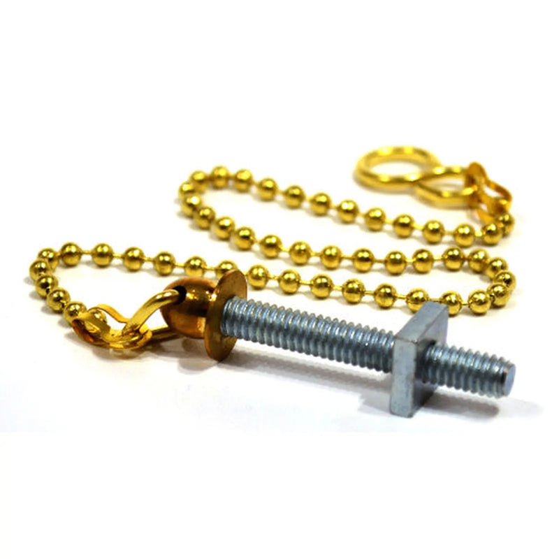 Sink Ball Chain With Stay, Polished Brass, 300mm - Pack of 5