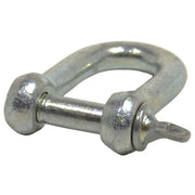 Dee Shackles, Galvanised, 8mm x 30mm x 16mm - Pack of 20