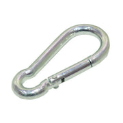 Carbine Hook, Zinc Plated, 3mm x 40mm - Pack of 10