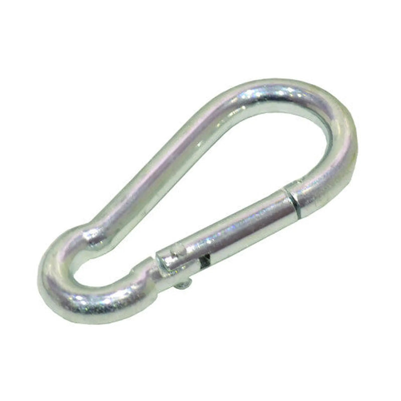 Carbine Hook, Zinc Plated, 3mm x 40mm - Pack of 10
