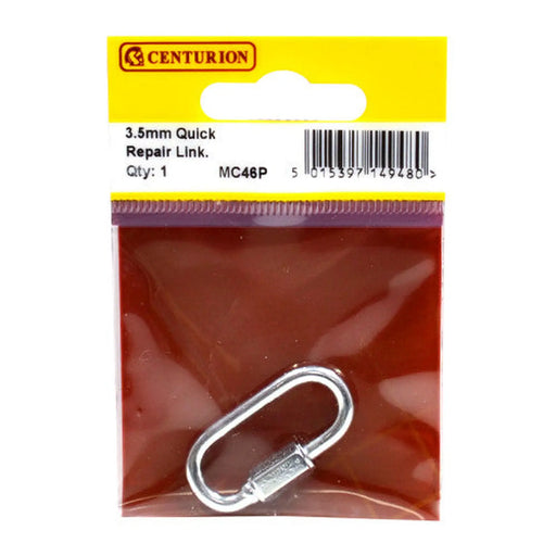 Quick Repair Link, Zinc Plated, 3.5mm x 28mm x 10mm - Pack of 5