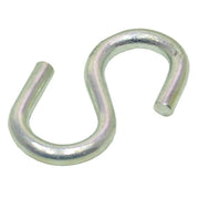 Steel Ess Hooks, Zinc Plated, 3mm x 34mm - Pack of 10