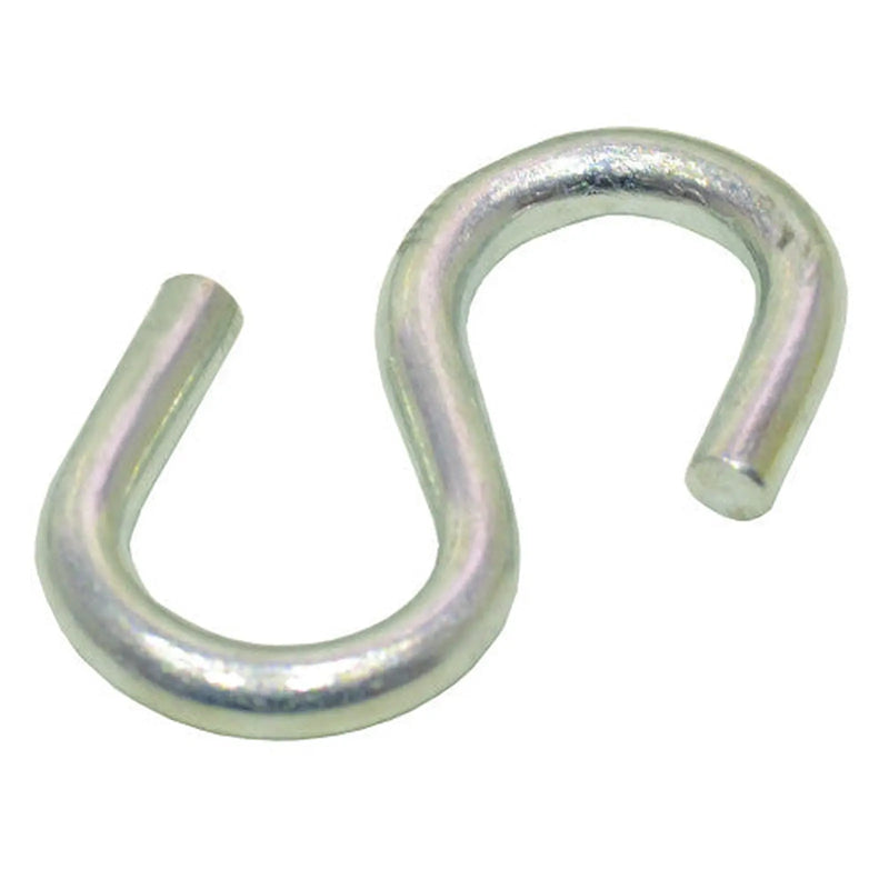 Steel Ess Hooks, Zinc Plated, 3mm x 34mm - Pack of 10