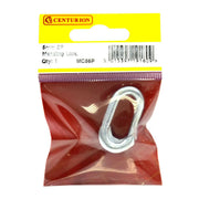 Steel Mending Link, Zinc Plated, 5mm - Pack of 5