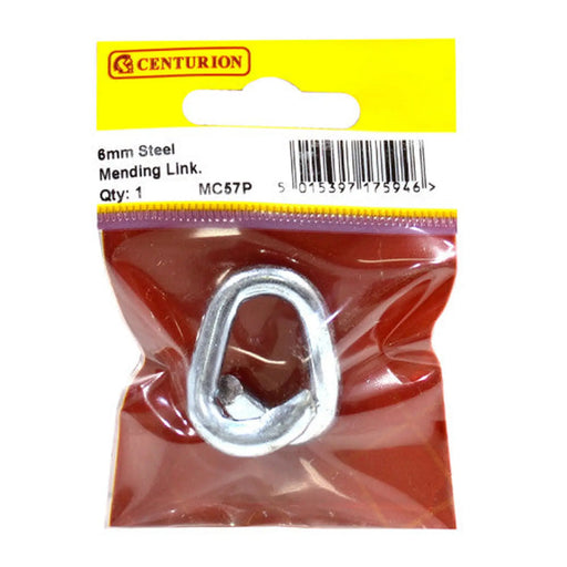Steel Mending Link, Zinc Plated, 6mm - Pack of 5