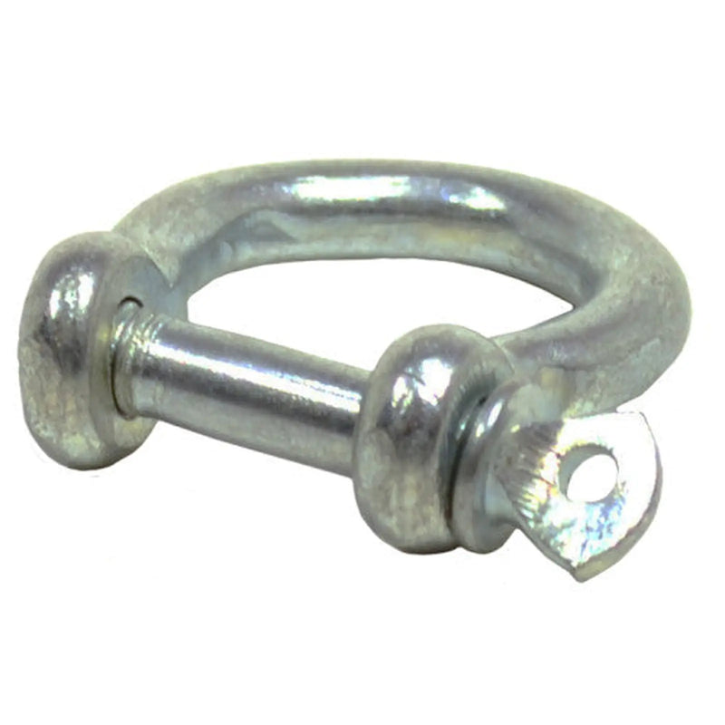 Steel Bow Shackles, Galvanised, 6mm x 25mm x 18mm - Pack of 10