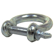 Steel Bow Shackles, Galvanised, 8mm x 32mm x 22mm - Pack of 10