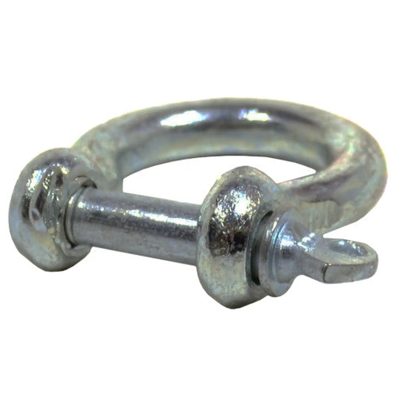 Steel Bow Shackles, Galvanised, 8mm x 32mm x 22mm - Pack of 10