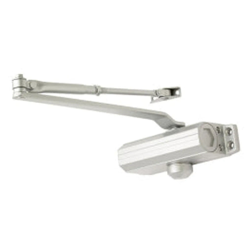 Fixed Size 3 Overhead Door Closer C/W Fig. 6 Bracket - Silver - Silver