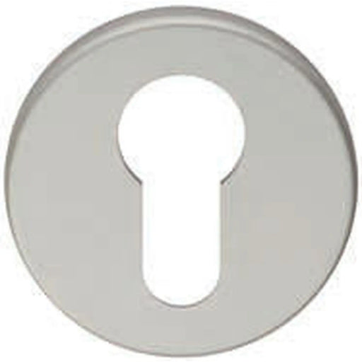 Escutcheon - Euro Profile On Concealed Fix Round Rose - Satin Anodised Aluminium 50 x 8