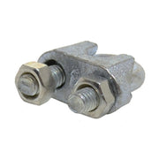 Steel Wire Rope Grips, Galvanised, 3mm - Pack of 10