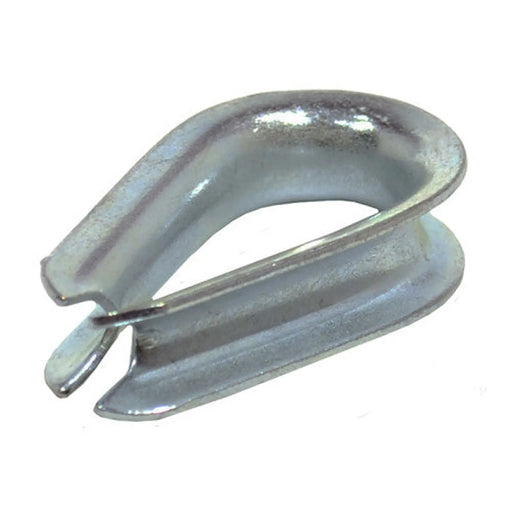 Steel Wire Rope Thimbles, Galvanised, 8mm - Pack of 10