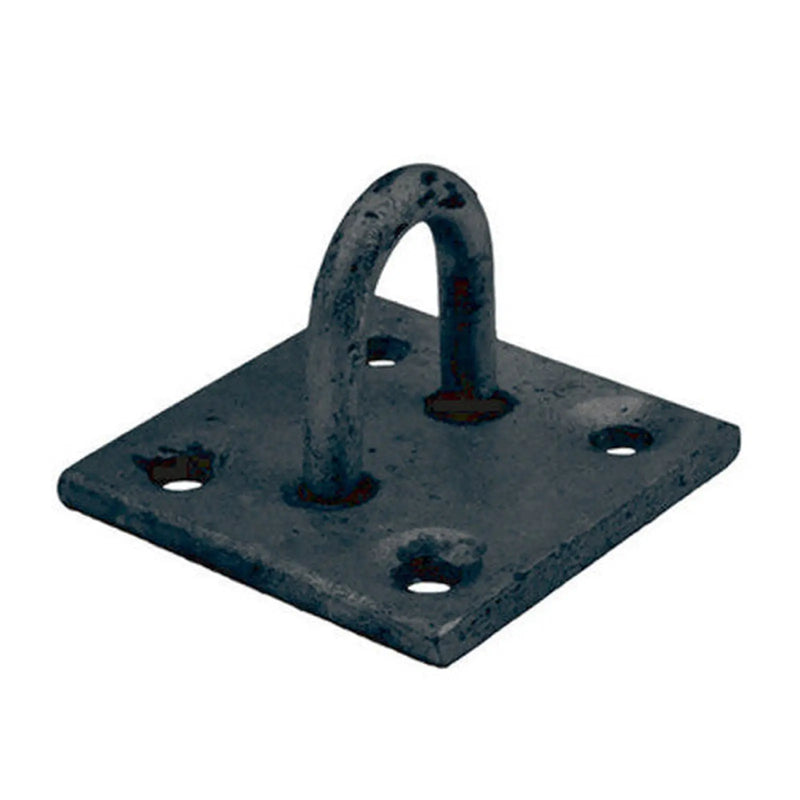 Steel Staple On Plate, Black, 6mm x 50mm - Pack of 10