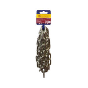 Steel Welded Straight Link Pre Cut Chain, Zinc Plated, 5mm x 28mm x - Pack of 5