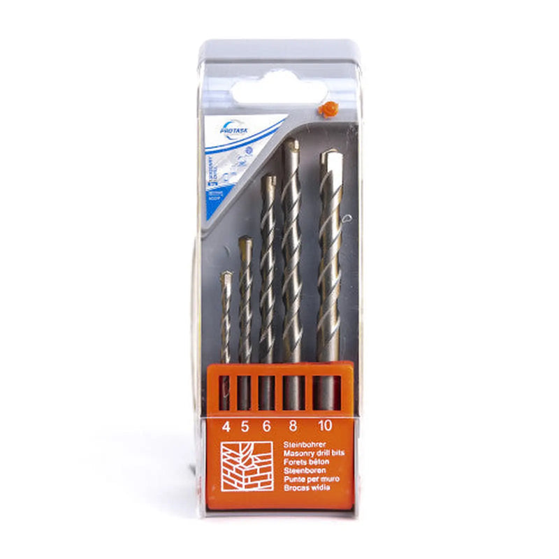 Protask 5 piece Masonry Drill Bit Set - Pack of 10