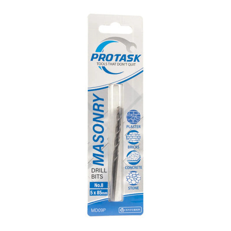 Protask Masonry Drill Bit Standard Series No.8 (5 x 85mm) - Pack of 5