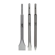 Milwaukee SDS+ Chisel Set - 3pc - Pack of 5