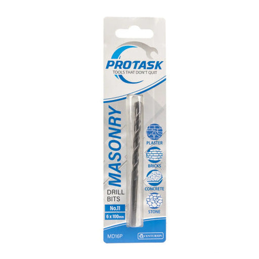 Protask Masonry Drill Bit Standard Series No.11 (6 x 100mm) - Pack of 5