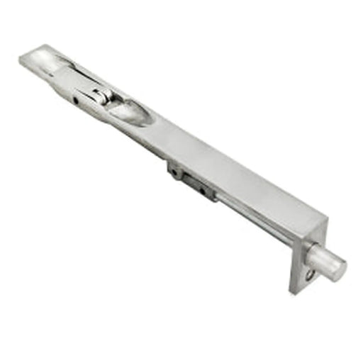 203 X 20Mm Lever Action Flush Bolt - Square - Bright Stainless Steel 203x20x40