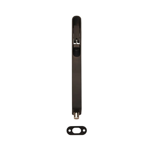 203 X 20Mm Lever Action Flush Bolt - Radius - Matt Black 203mm